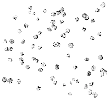 Diamanten, rechtsbündig